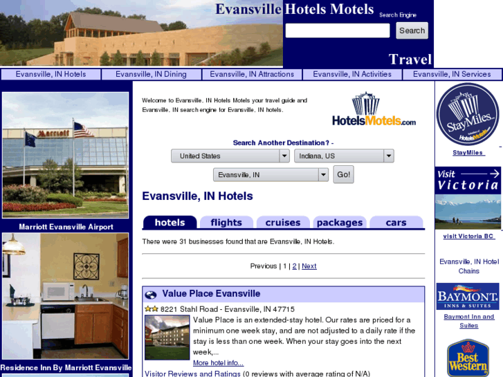 www.evansvillehotelsmotels.com