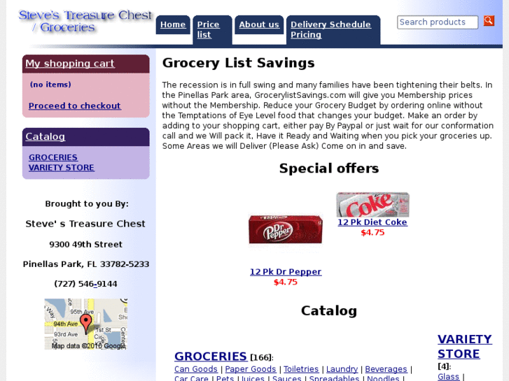 www.grocerylistsavings.com