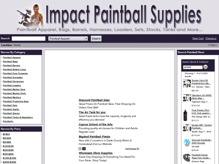 www.impactpaintballsupplies.com