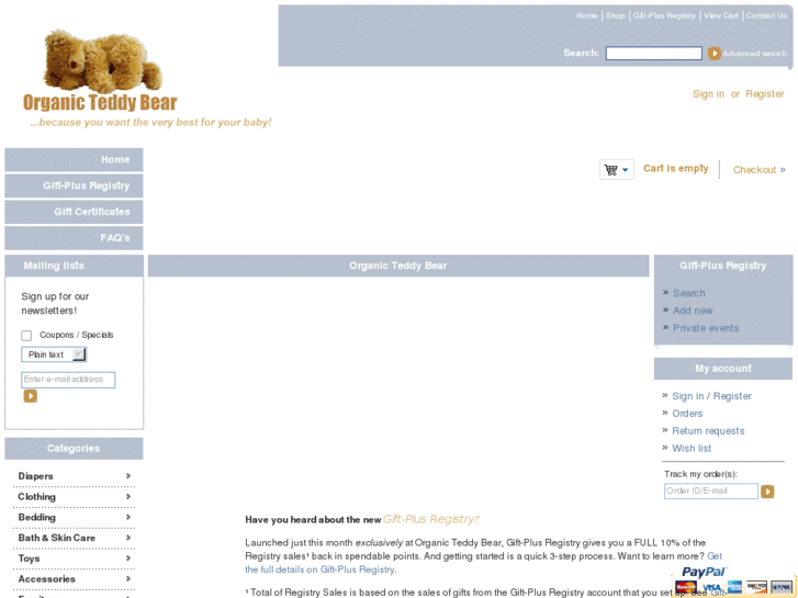 www.organicteddybear.com