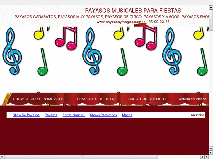 www.payasosmusicales.net