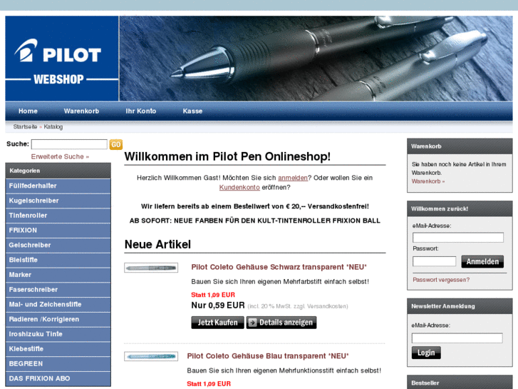 www.pilotpen-shop.at