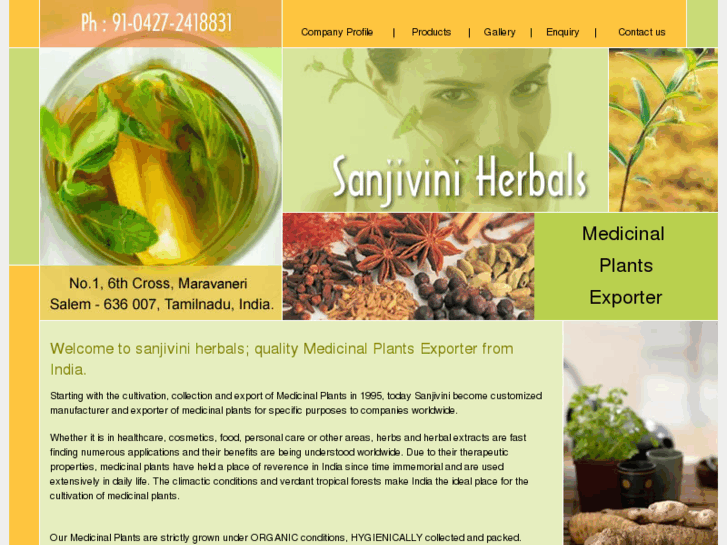 www.sanjiviniherbals.com