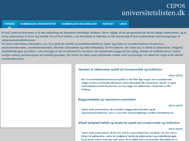 www.universitetslisten.dk