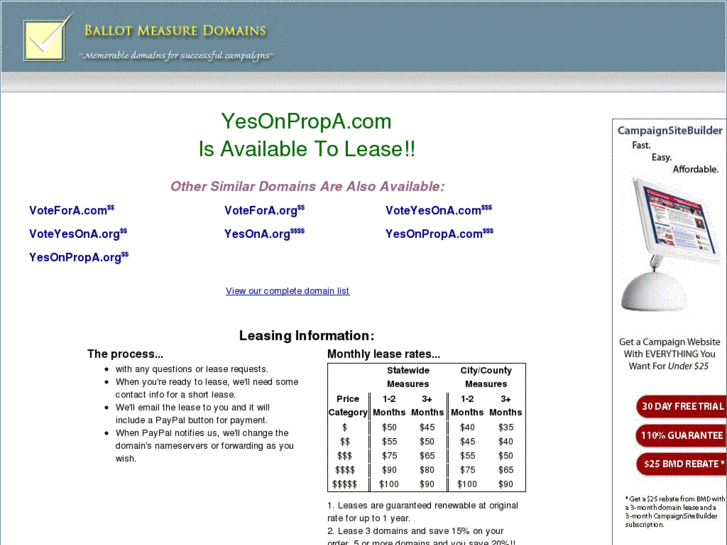 www.yesonpropa.com