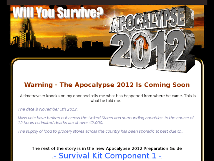 www.apocalypse2012survival.com