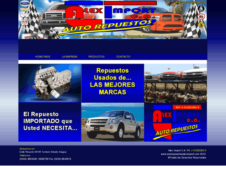 www.autorepuestosaleximport.com