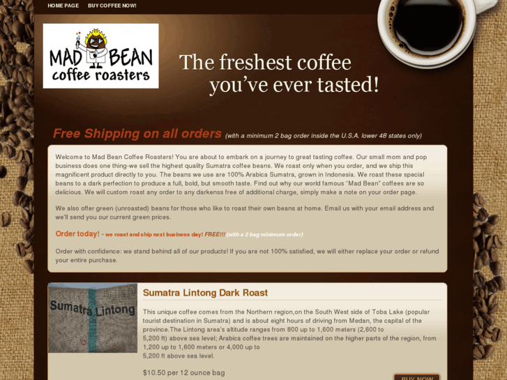 www.madbeancoffee.com