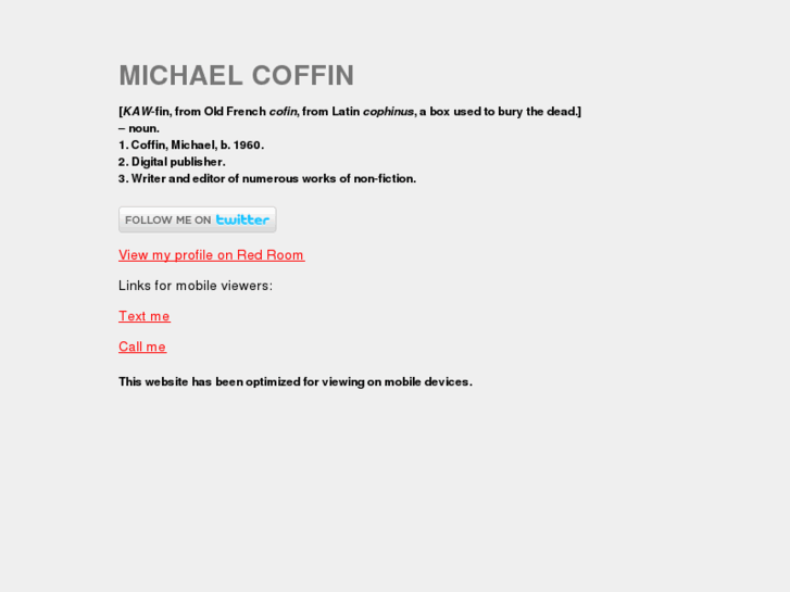 www.michaelcoffin.org