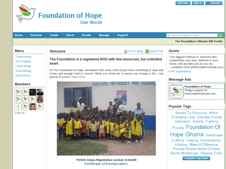 www.thefoundationofhope.com