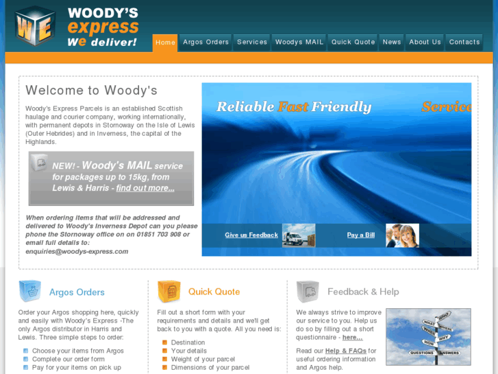 www.woodys-express.com