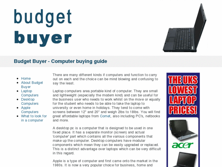 www.budgetbuyer.co.uk