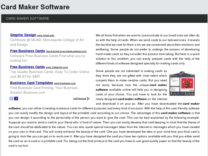 www.cardmakersoftware.com