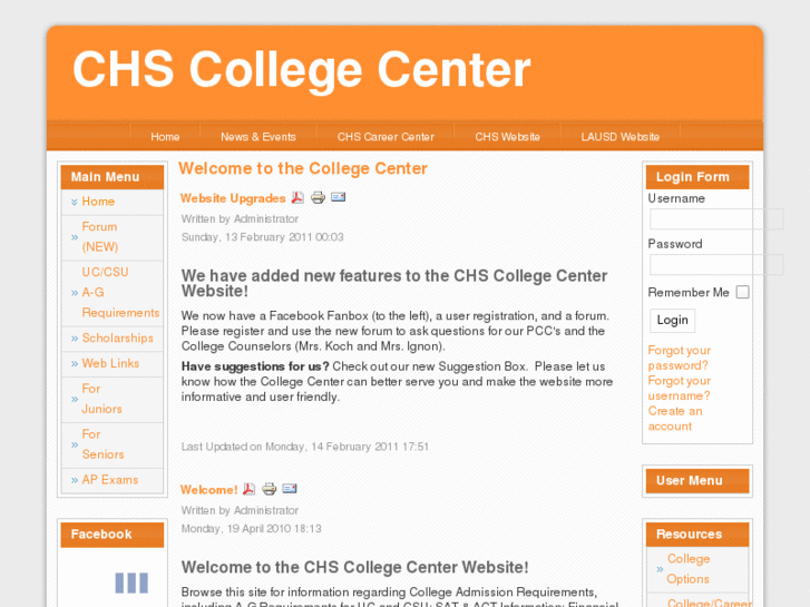 www.chscollegecenter.org