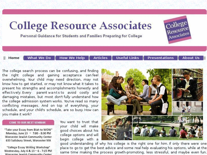 www.collegeresourceassoc.com