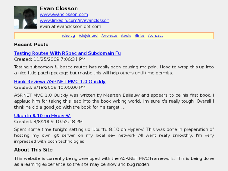 www.evanclosson.com