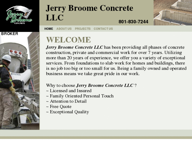 www.jerrybroomeconcrete.com