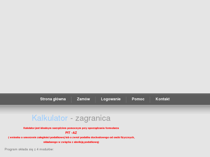 www.kalkulator-zagranica.pl