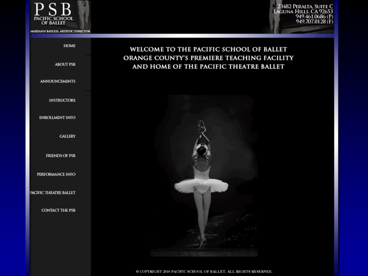 www.pacificschoolofballet.com