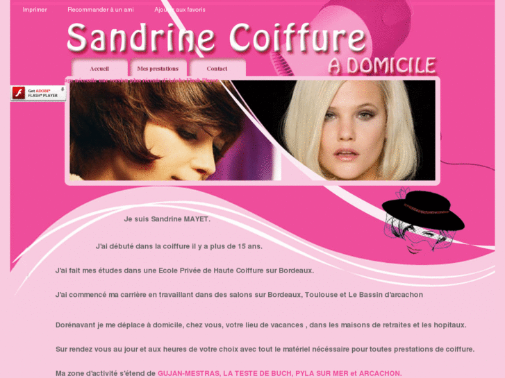 www.sandrinecoiffure.com