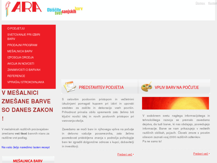 www.ara-barve.si