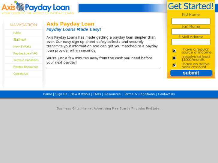 www.axispaydayloan.com