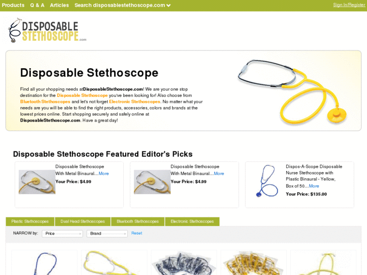 www.disposablestethoscope.com