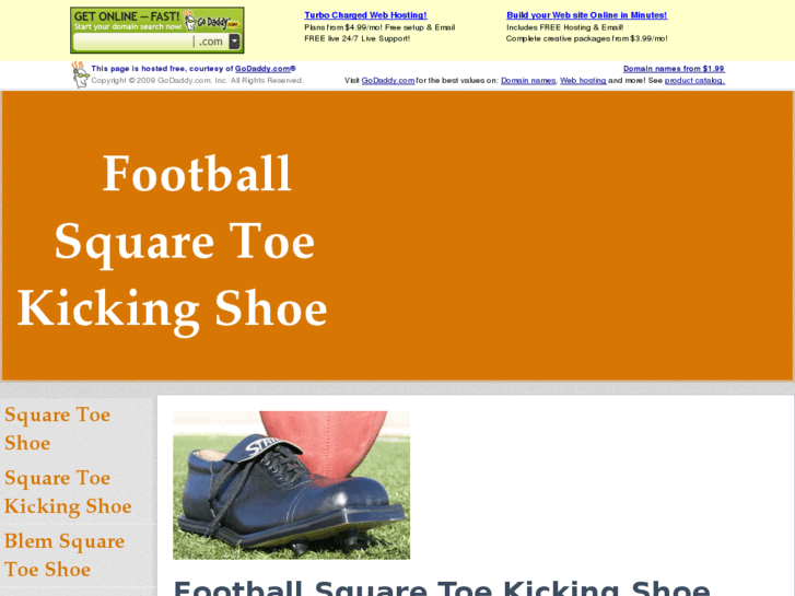 www.footballsquaretoekickingshoe.com