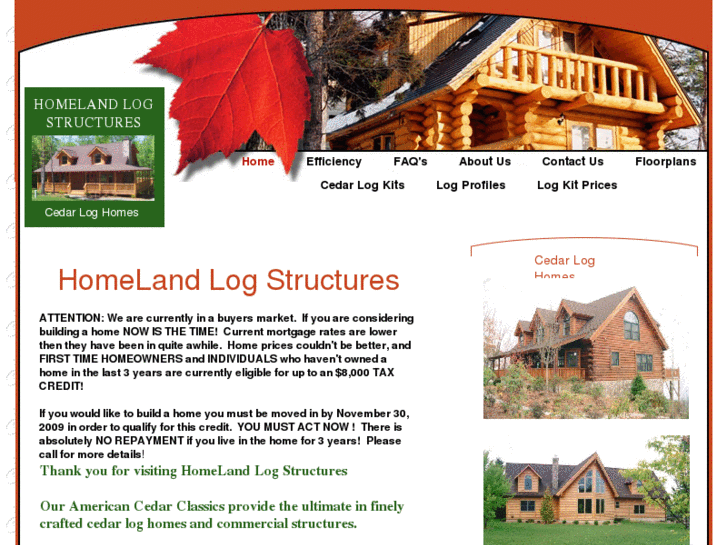 www.homelandlogstructures.com