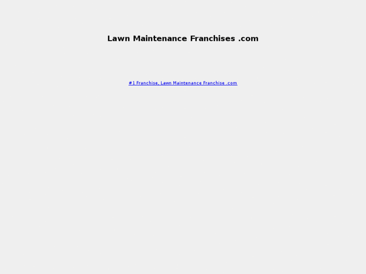 www.lawnmaintenancefranchises.com