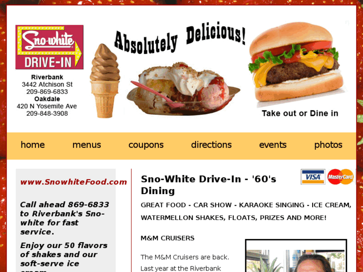 www.snowhiteshakesandburgers.com