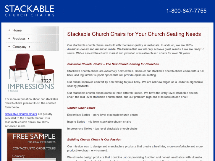 www.stackablechurchchairs.com