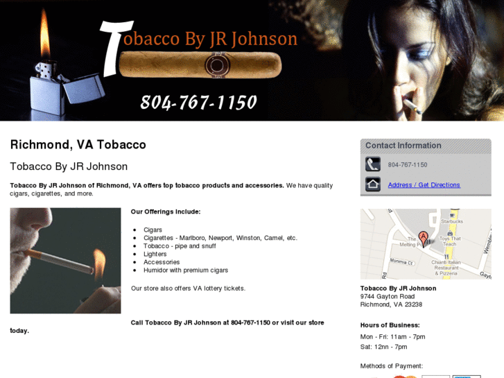 www.tobaccobyjrjohnson.com