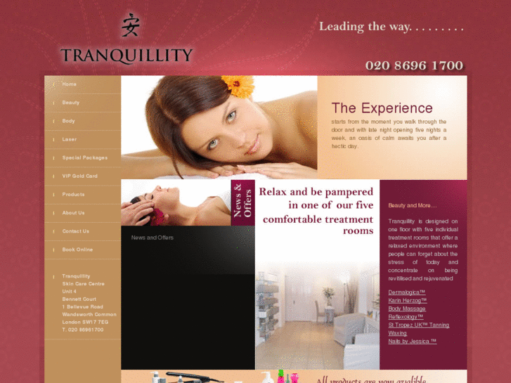 www.tranquillitybeautyclinic.com