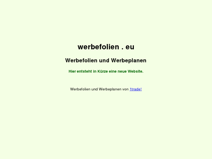 www.werbefolien.eu