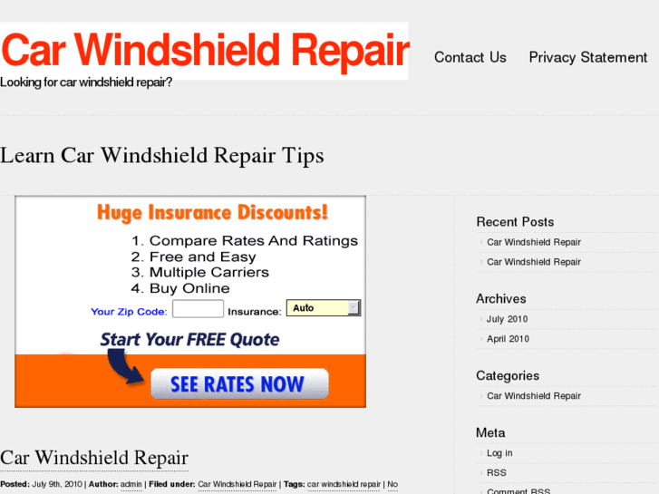 www.carwindshieldrepair.org