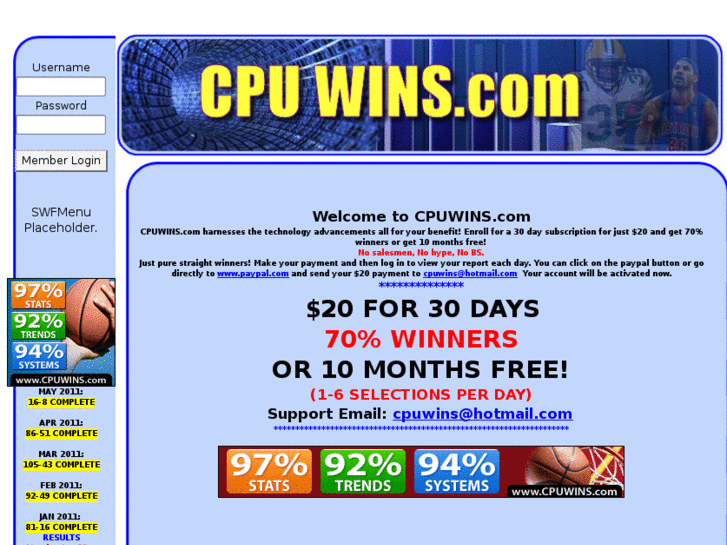 www.cpuwins.com