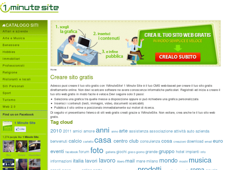 www.crearesitowebgratis.it