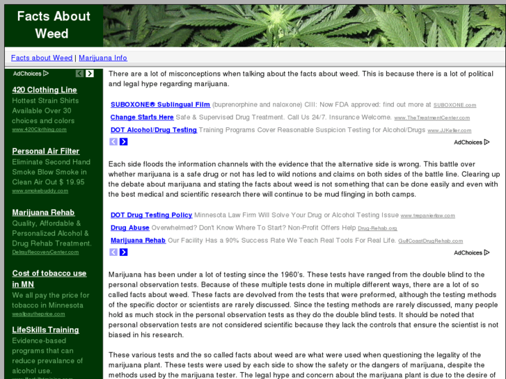 www.factsaboutweed.com