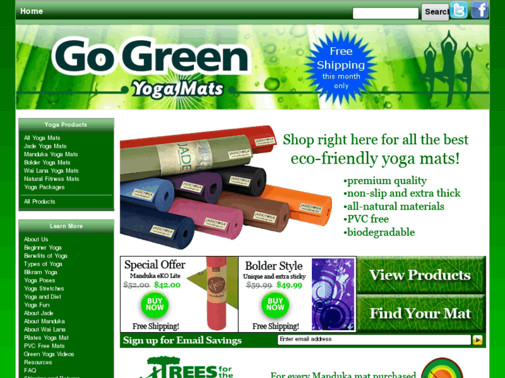 www.gogreenyogamats.com