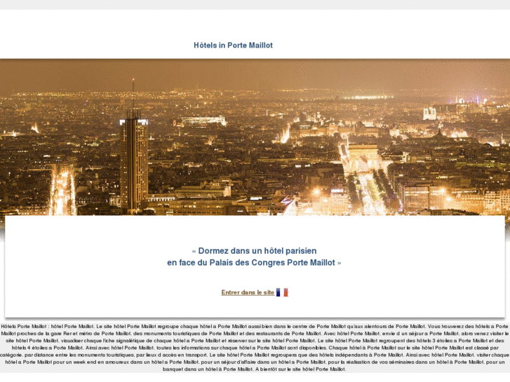 www.hotelportemaillot.net