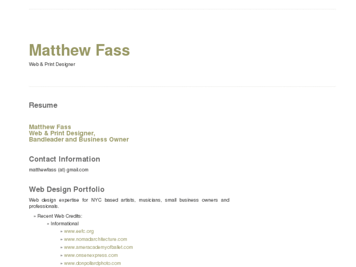 www.matthewfass.com