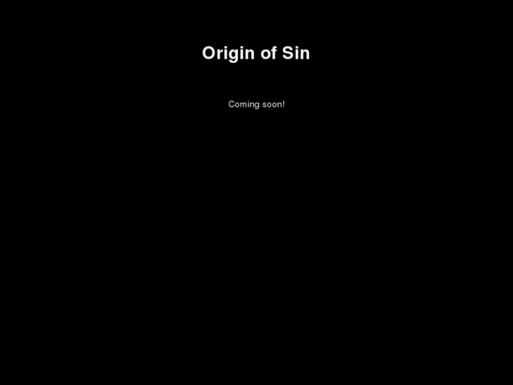 www.originofsin.com