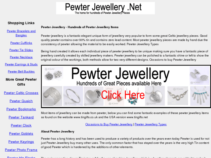 www.pewterjewellery.net