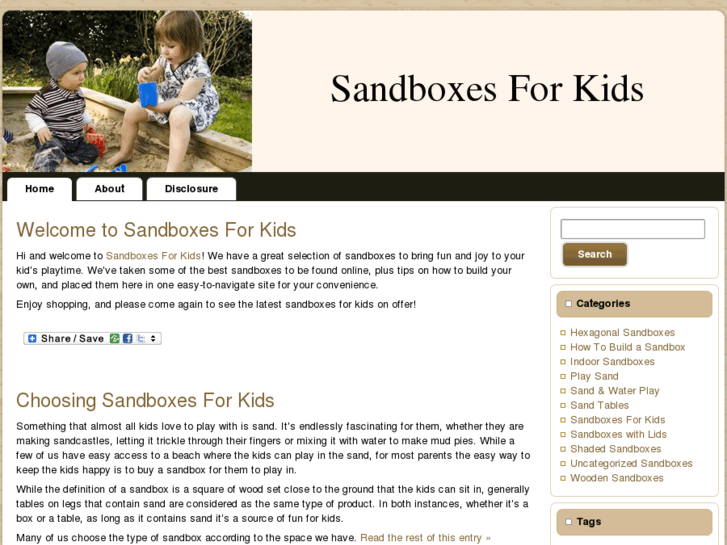 www.sandboxesforkids.com