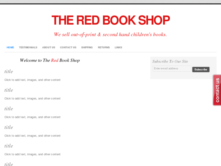 www.theredbookshop.com