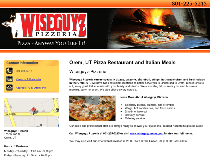 www.wiseguyzpizzeriaut.com