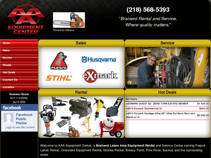 www.aaaequipmentcenter.com
