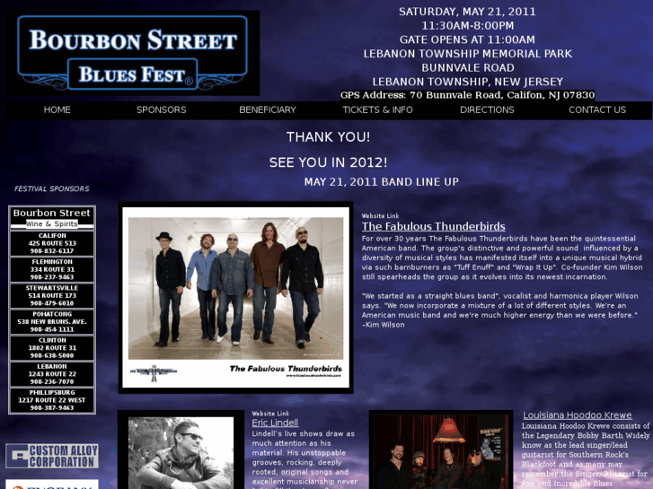 www.bourbonstreetbluesfest.com