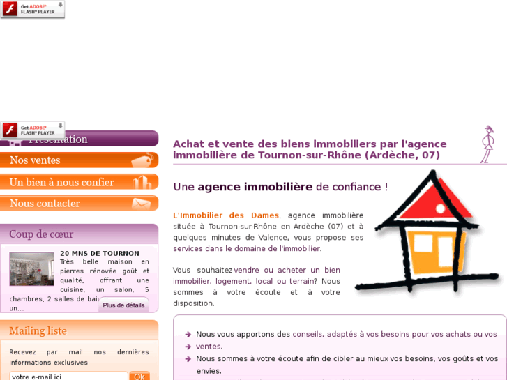 www.immobilierdesdames-07.com